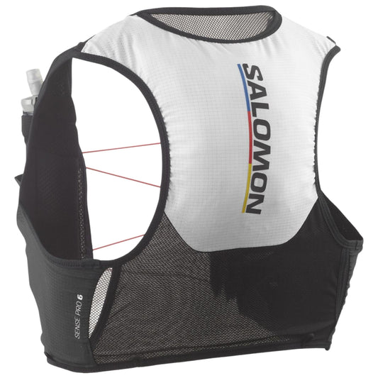 Salomon Sense Pro 6 Weiß/Schwarz Trinkweste, Gesamtansicht