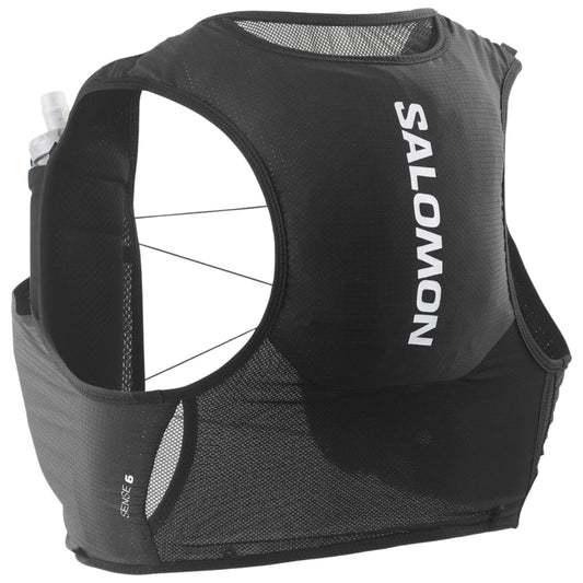 Salomon Sense Pro 6 Schwarz Trinkweste, Gesamtansicht