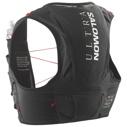 Salomon S/LAB Ultra 10 Schwarz Trinkweste, Gesamtansicht