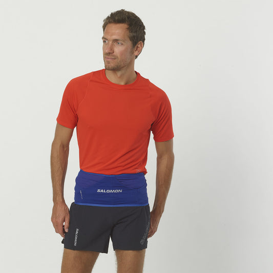 Salomon ADV Skin Belt Blau Laufgürtel, Vorderansicht