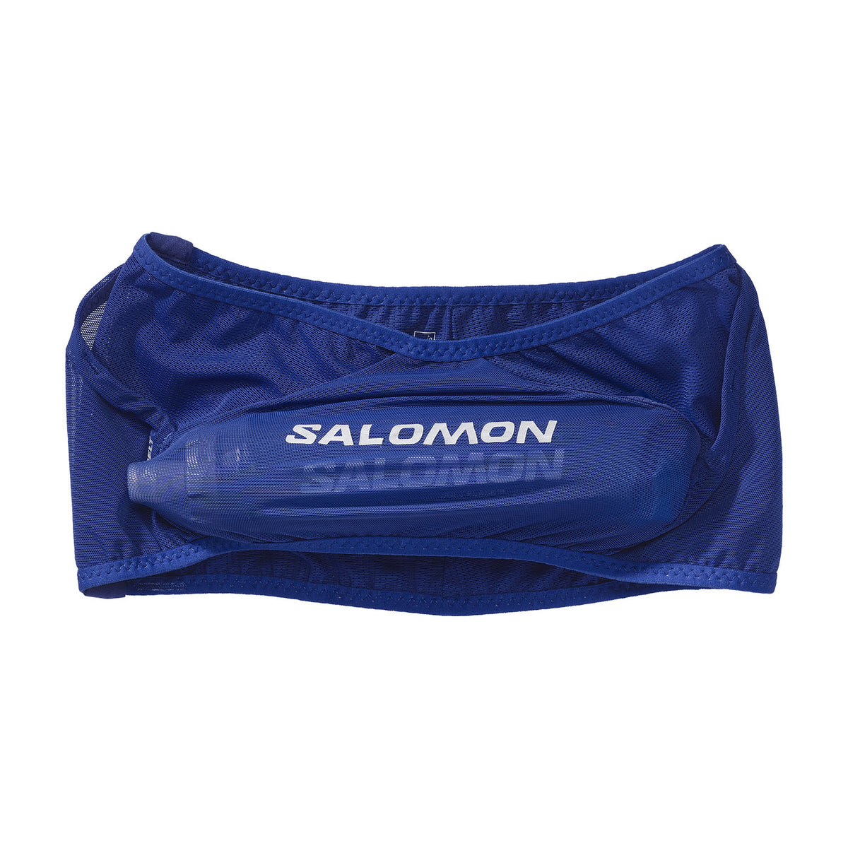Salomon ADV Skin Belt Blau Laufgürtel, Detail der Fronttaschen